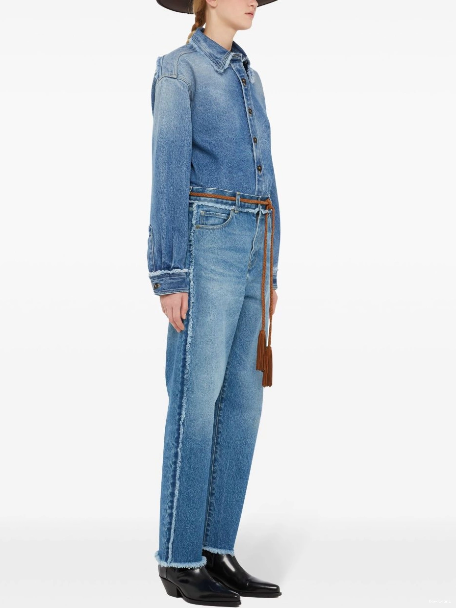 Affordable straight jeans Alanui Women fringed 0804